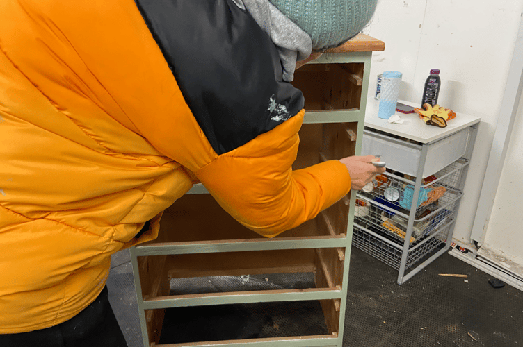 Homemakers upcycling furniture