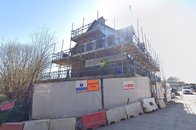 Housing development on Chepstow Road, Raglan