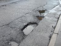 

WATCH: Is Abergavenny in the grip of a pothole pandemic? 
