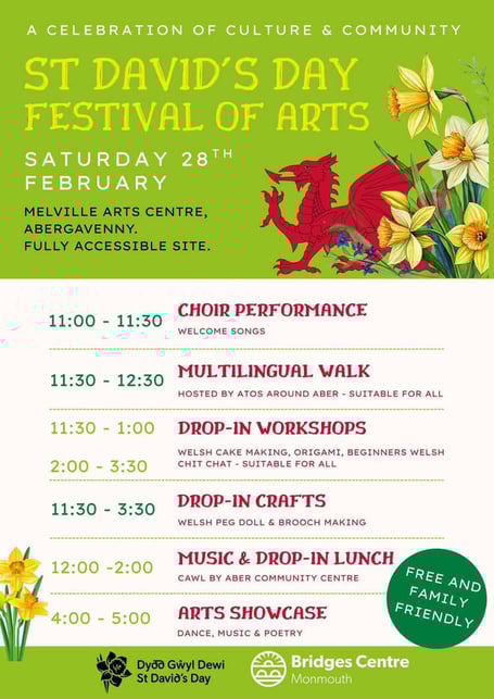 St David's day events in Abergavenny