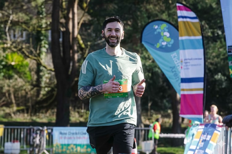 James Bowen charity runner HB footcare abergavenny