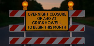 Overnight closures of A40 at Crickhowell begin tonight