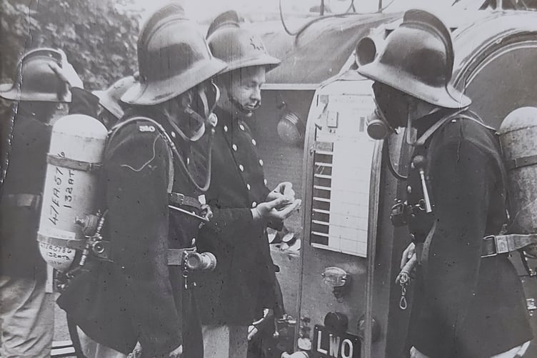 Reg in middle (unmasked) on active duty