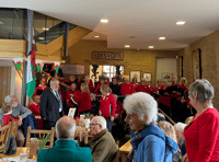 Community cafe celebrates St David's Day 