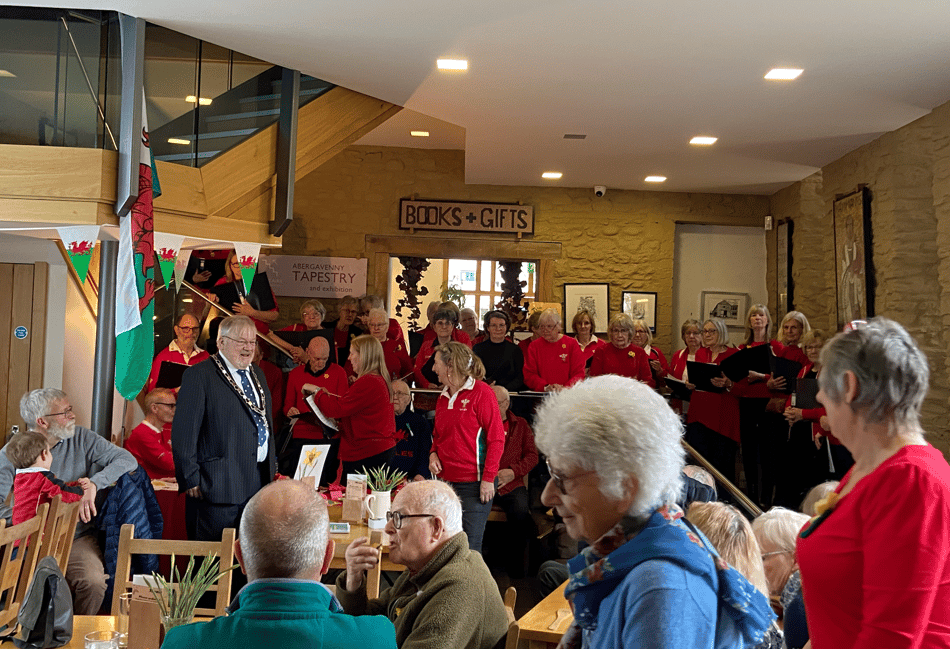 Community cafe celebrates St David's Day 
