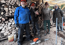 Crucorney Woodland Group celebrates after receiving £14,000 of National Lottery