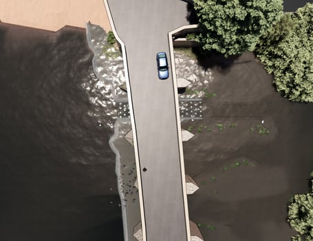 Tithe Barn Design New Fish Pass Planned to Aid Migratory Fish at Llanfoist Bridge ...