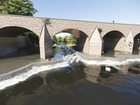 New fish pass at Llanfoist Bridge
