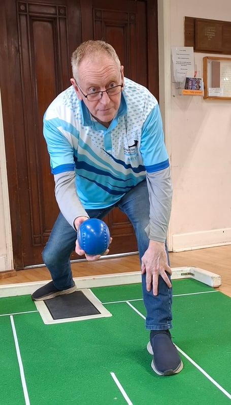 Skip Martin Phillips rescued a valuable two points for leaders Dingestow. Photo: Haydn Holder