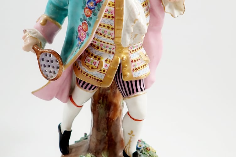 Meissen Style Tennis Player