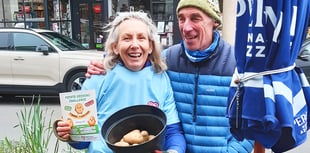 Crickhowell couple join the spud challenge