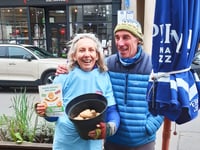 Crickhowell couple join the spud challenge