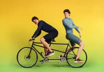 Radio 1's Greg races into Abergavenny on Red Nose Challenge