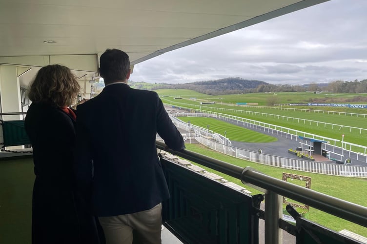 Catherine Fookes MP at Chepstow Racecourse