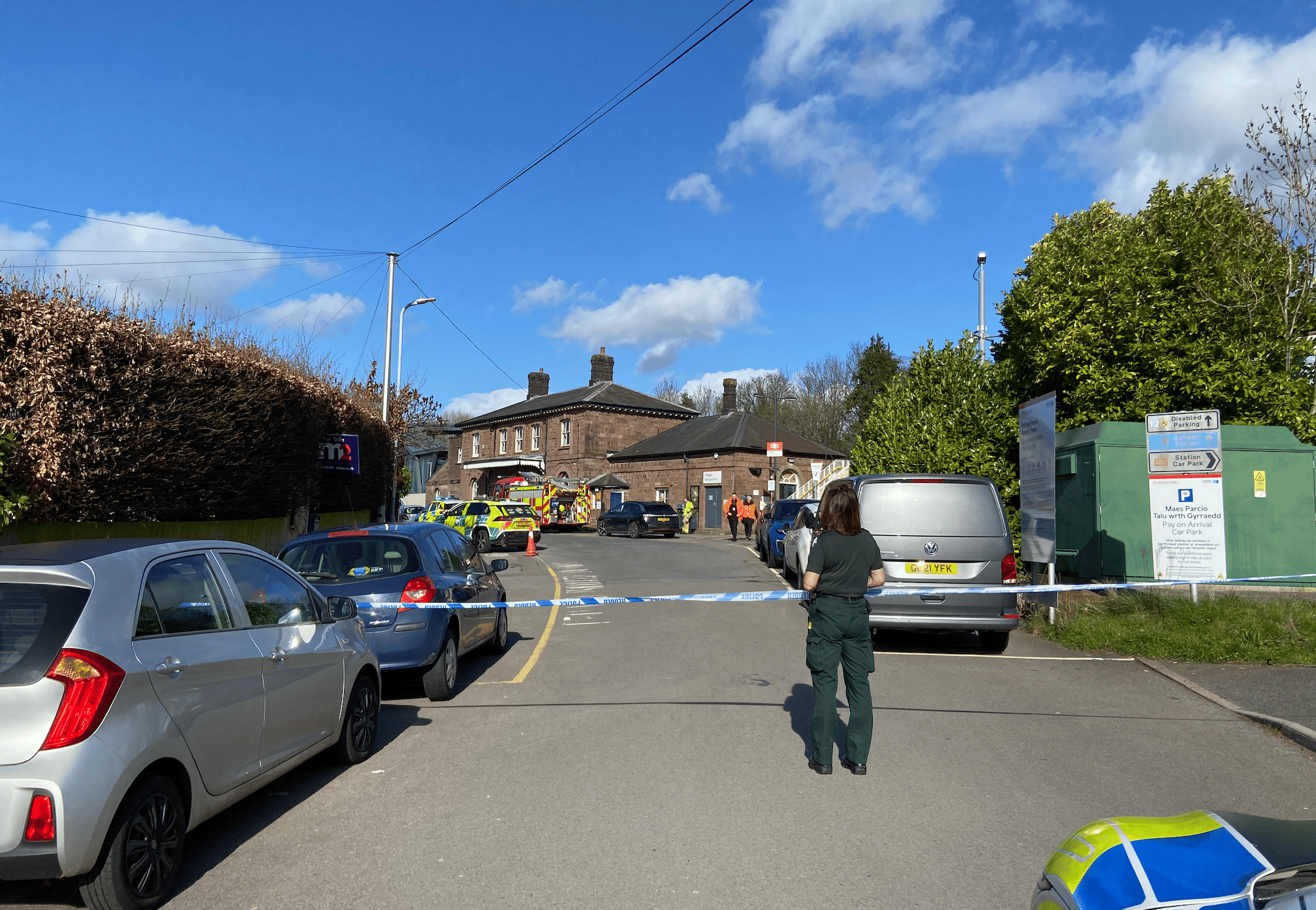 Rail services resume after fatality on tracks at Abergavenny Station ...