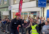 Warm Welsh reception for radio star as Comic Relief challenge rolls into town