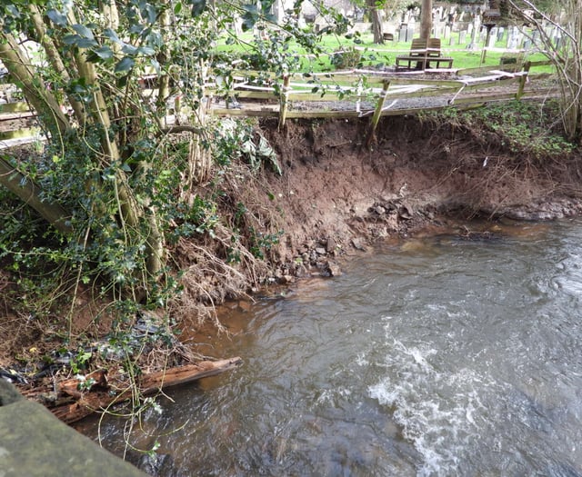 Storm damage puts historic churchyard at threat