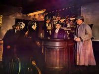 

A drinking man’s game in old Abergavenny! 