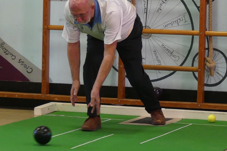 Phil Skinner was skip of triples group winners Caldicot 2 