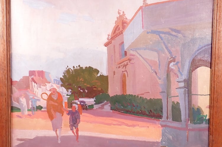 Walter Bayes - Oil Mother & Child