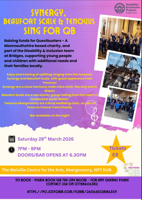 Music fundraising event at Melville Centre in Abergavenny