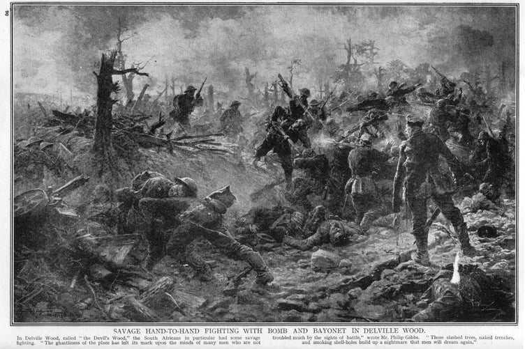 Fighting at Delville Wood