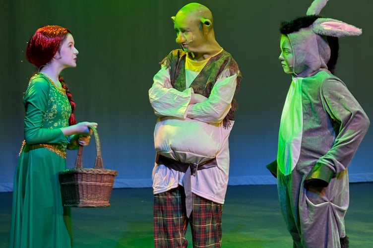 Fiona, Shrek and Donkey set off on their journey