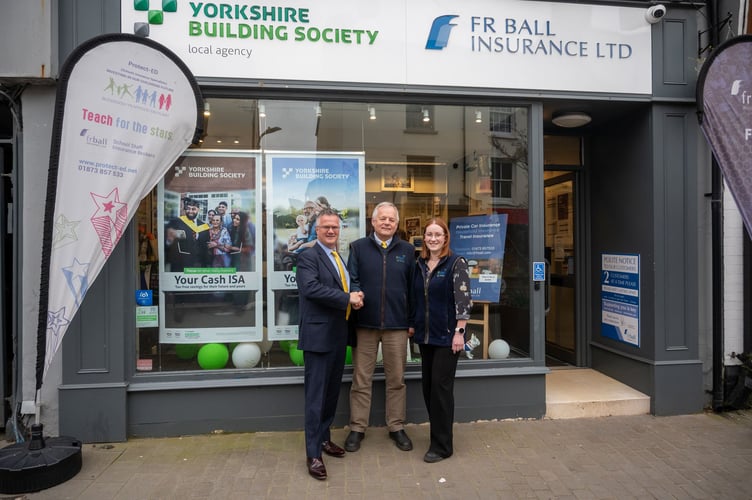 Paul Wadsworth (MD FR Ball Group), Neil D. Smith and Emily Drake (Farm and Agricultural Executive)