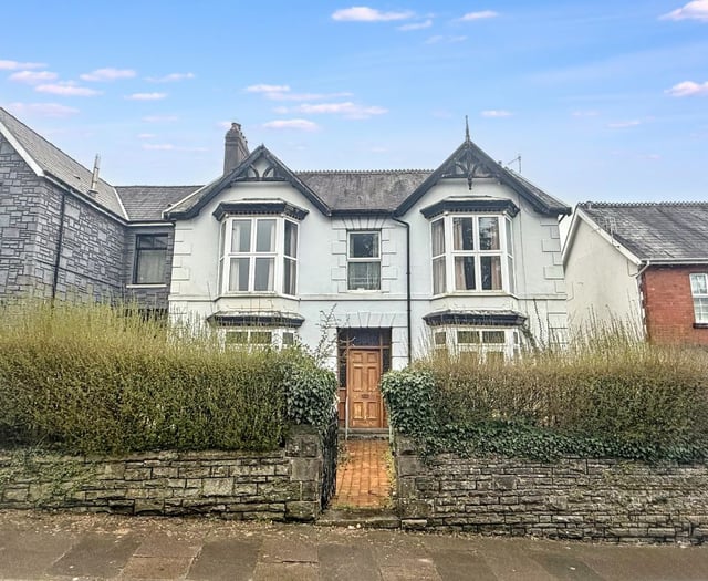 Four-bedroom Victorian house in ‘Valleys town up for sale at auction