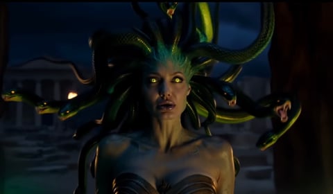 
Abergavenny man warns about ladies with snakes in their hair! 