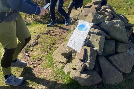 Don't be triggered, it's just a trig point!
