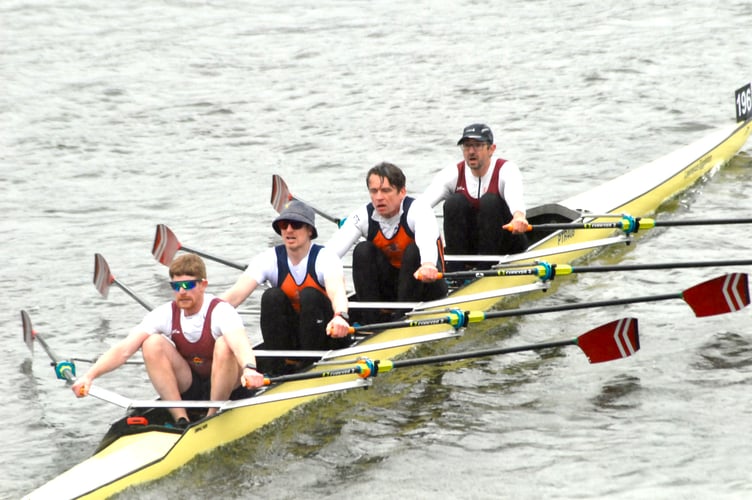 The composite Monmouth/ Grosvenor crew finished just two seconds behind the class winners