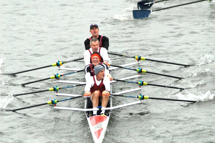 The Monmouth RC Masters G boat won by more than 40 seconds