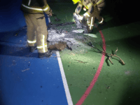 "Deliberate" fire at new Blaenavon sports court