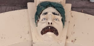 
The forgotten face of Abergavenny! 