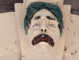 
The forgotten face of Abergavenny! 