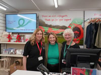 Shift the Thrift team at Air Ambulance Charity shop in Abergavenny