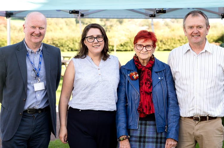 SP Mind CEO Marie Davies with co chairs Crad Lowe and Eva Roshan and trustee Dave Canning