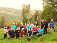 St Mary's church ruins in Wye Valley protected