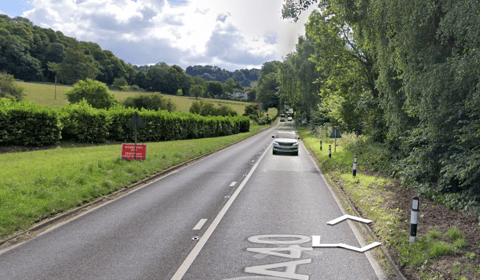 Collision on A40 closes main road at Crickhowell