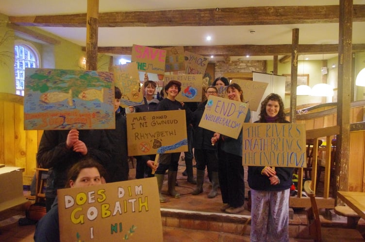 Young people working to save the River Usk