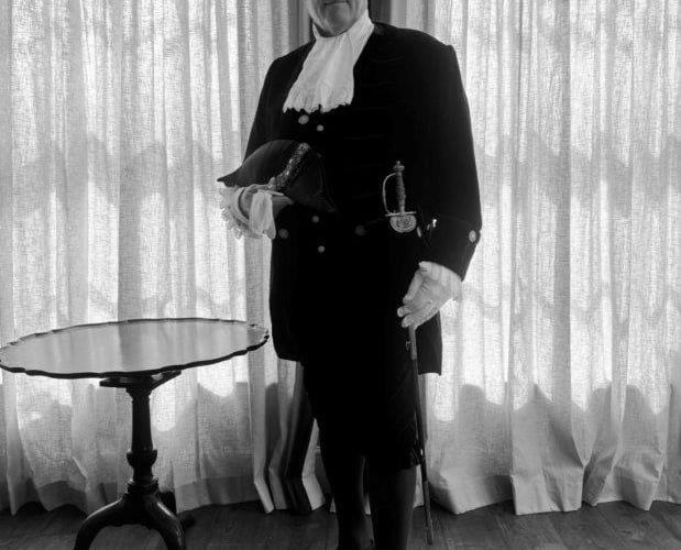 William Watkins High Sheriff of Powys black and white pic