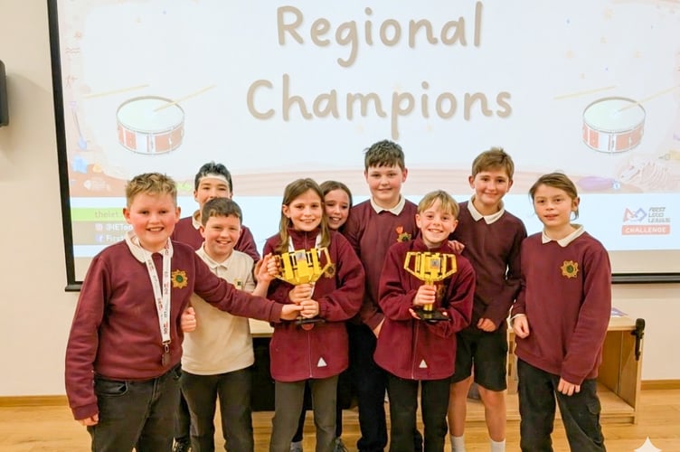 Cross Ash pupils celebrate success in the first Lego League ‘Unearthed’ competition