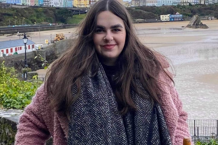 Beth before her weight loss journey