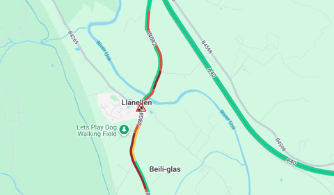Major delays on A4042 as traffic light failure leaves motorists stuck