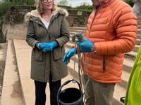 Catherine Fookes joins citizen scientists to test River Wye pollution
