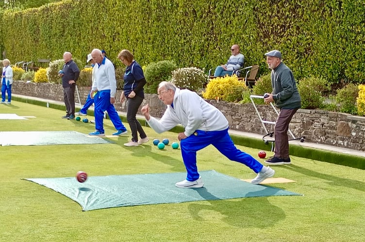 The bowling season is well under way at Abergavenny's Avenue Road