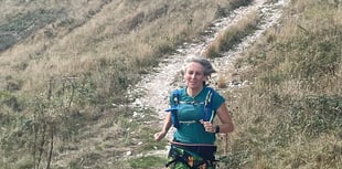 Ruth tackles South Wales Three Peaks Trial  in aid of heart charity