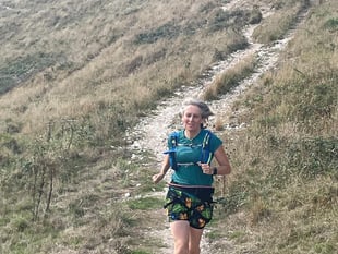 Ruth tackles South Wales Three Peaks Trial  in aid of heart charity