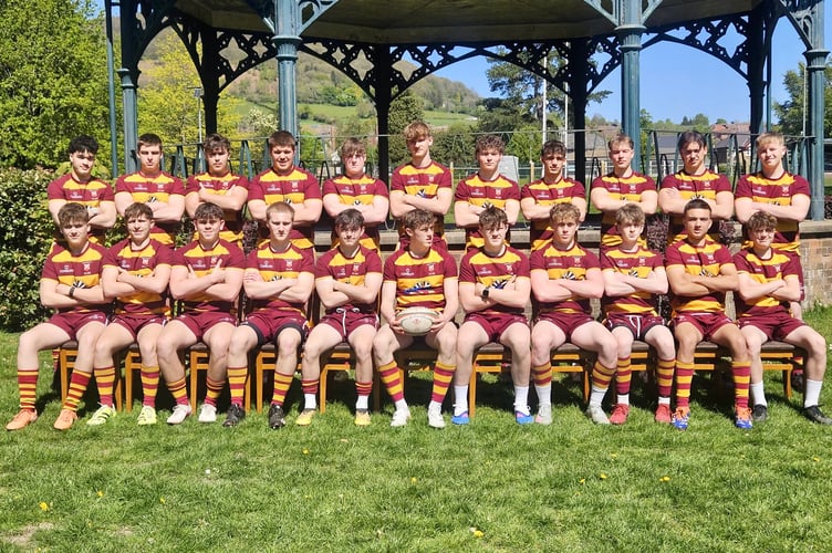 Abergavenny U16s made it through to the final of the Dragons Cup